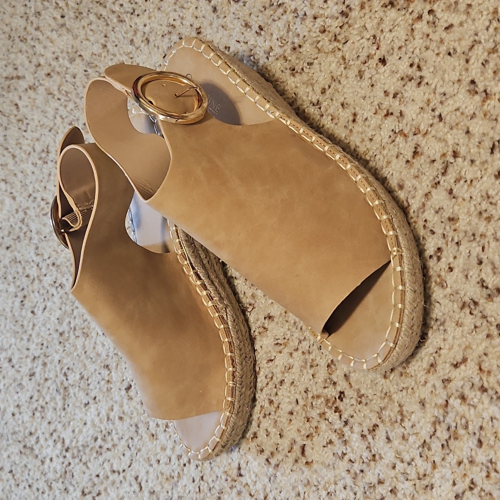 Catherine Malandrino Cirkly Espadrille Wedge Sandal 9.5